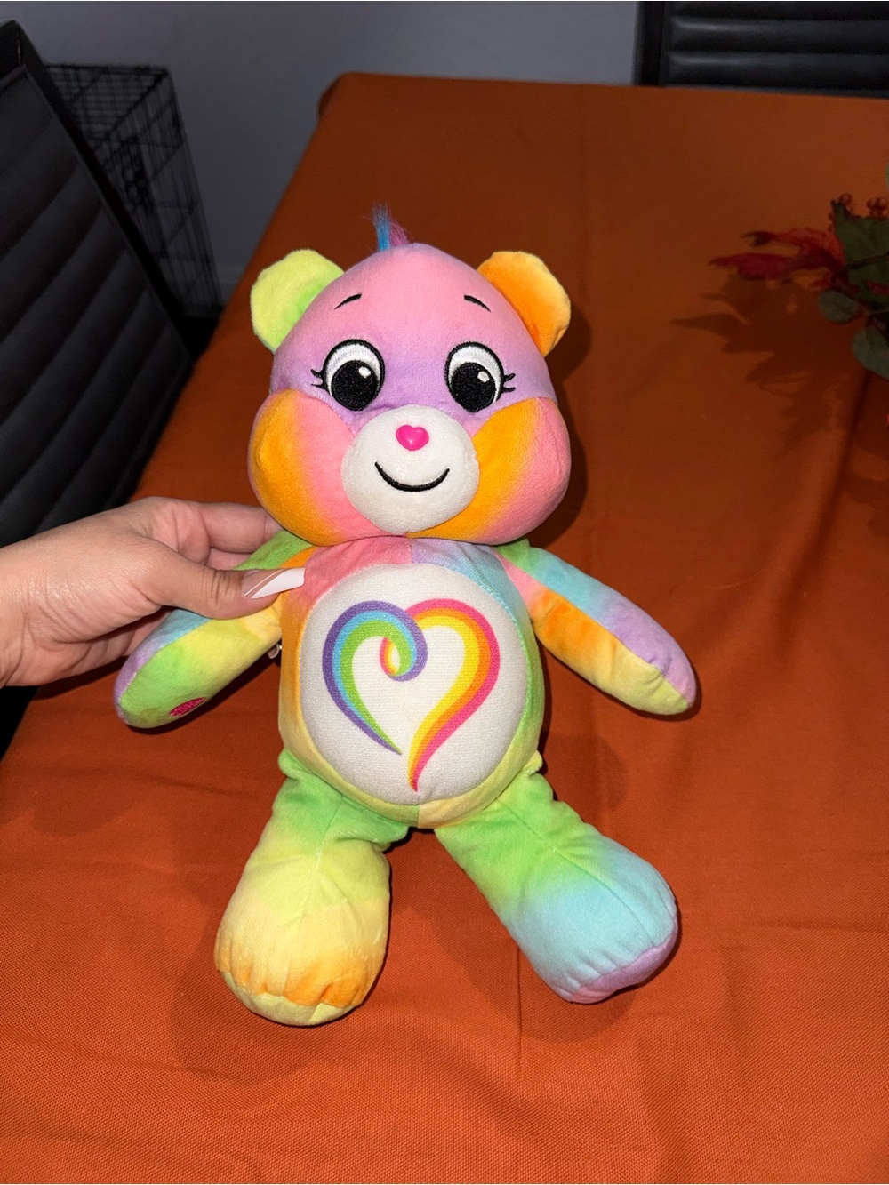 Care Bears Togetherness Bear Plush Rainbow Heart
Animal Stuffed Plush